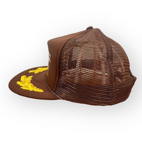 Vintage Smith Automotive Mesh Trucker Hat Brown Snapback Embroidered - Picture 5 of 10